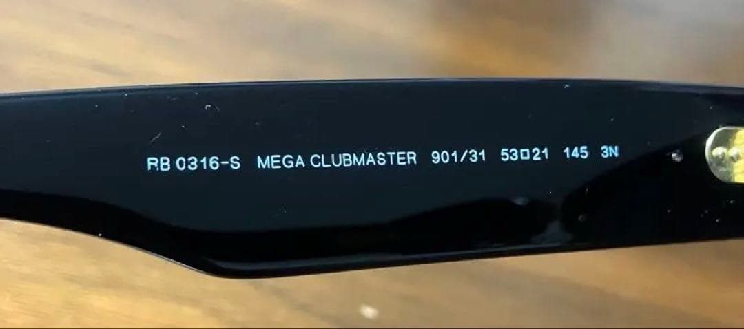 新品RB0316 901/31 MAGA CLUBMASTERメガクラブマスター