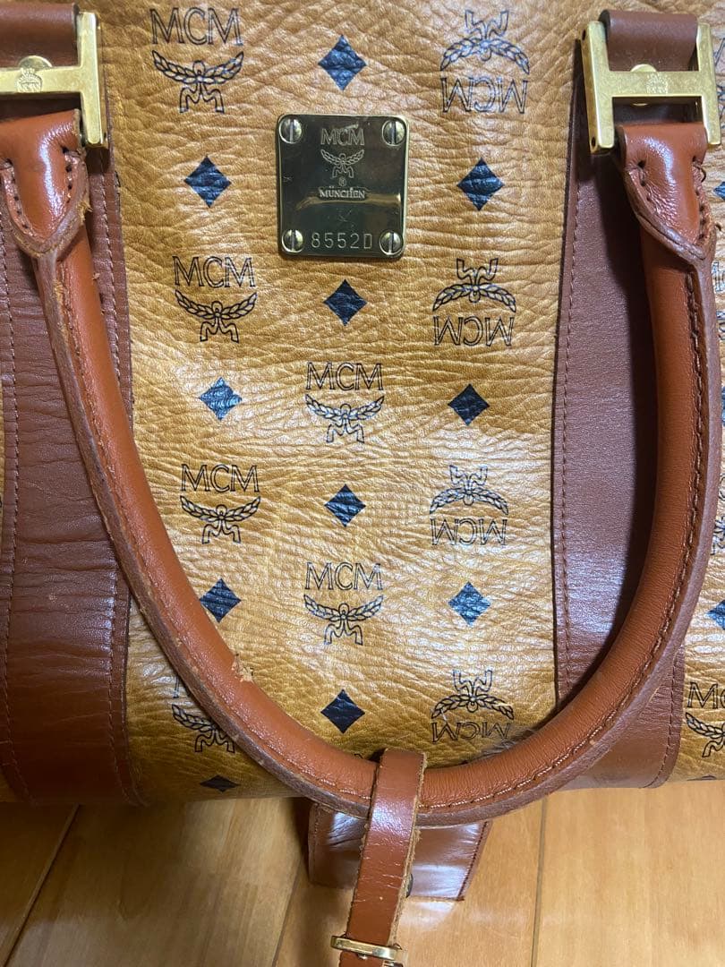 MCM ボストンバッグ ブラウン