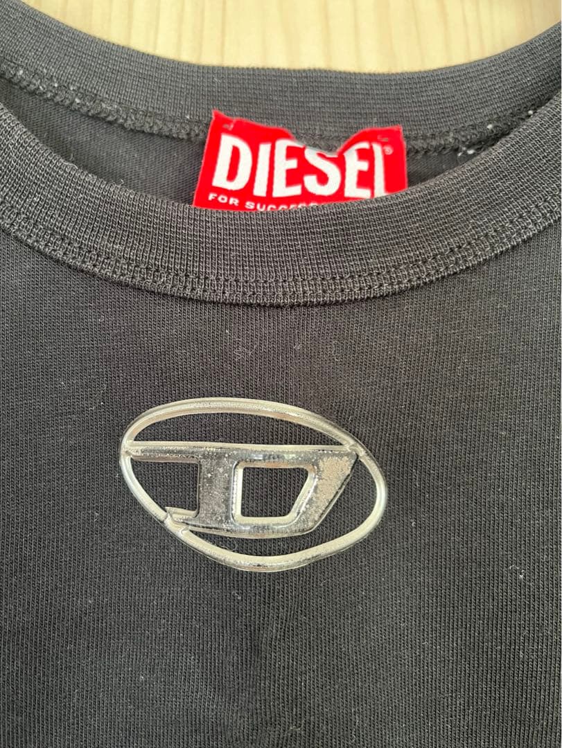 DIESEL ノースリーブ タンクトップ ブラック