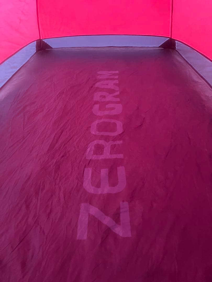 値下げZEROGRAM ドーム型テント レッド　赤　自立　レア