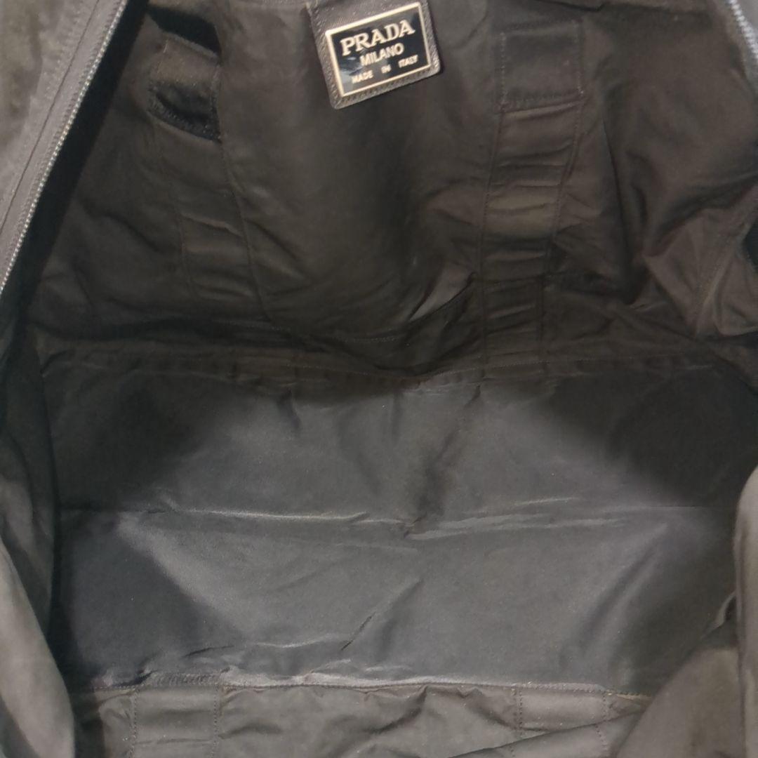 美品 PRADA ボストンバッグ 2way ブラック 三角ロゴ テスートナイロン