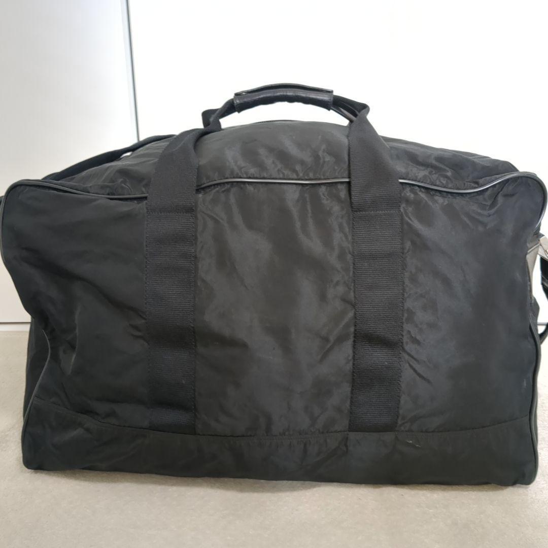 美品 PRADA ボストンバッグ 2way ブラック 三角ロゴ テスートナイロン
