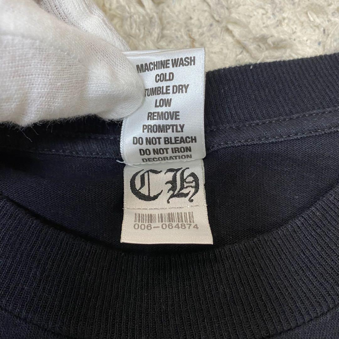 クロムハーツ　長袖Tシャツ　ロンT ブラック　L