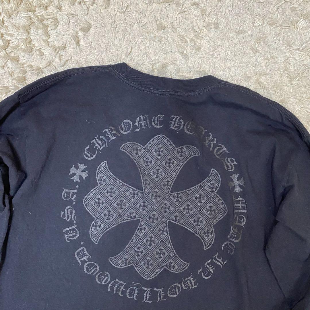 クロムハーツ　長袖Tシャツ　ロンT ブラック　L