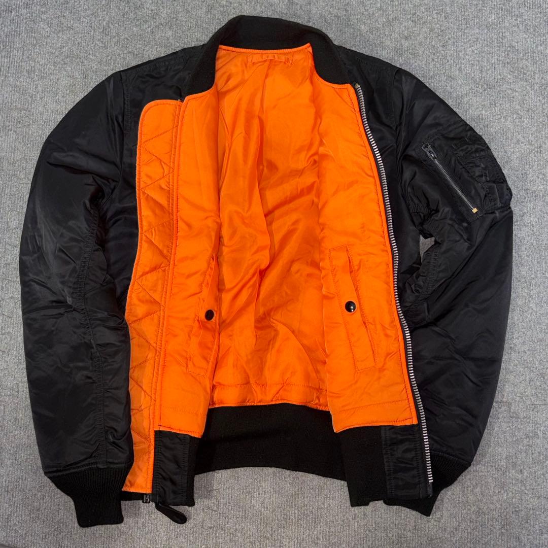 【美品✨️】ALPHA INDUSTRIE ma-1 ブラック S
