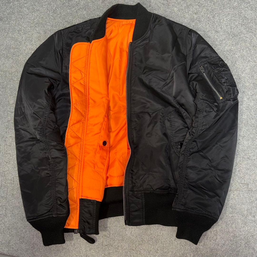 【美品✨️】ALPHA INDUSTRIE ma-1 ブラック S