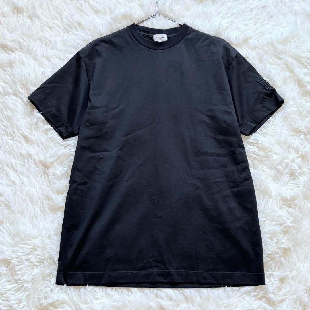 BLAMINK ブラミンク　コットン クルーネック エンブレムTシャツ　0