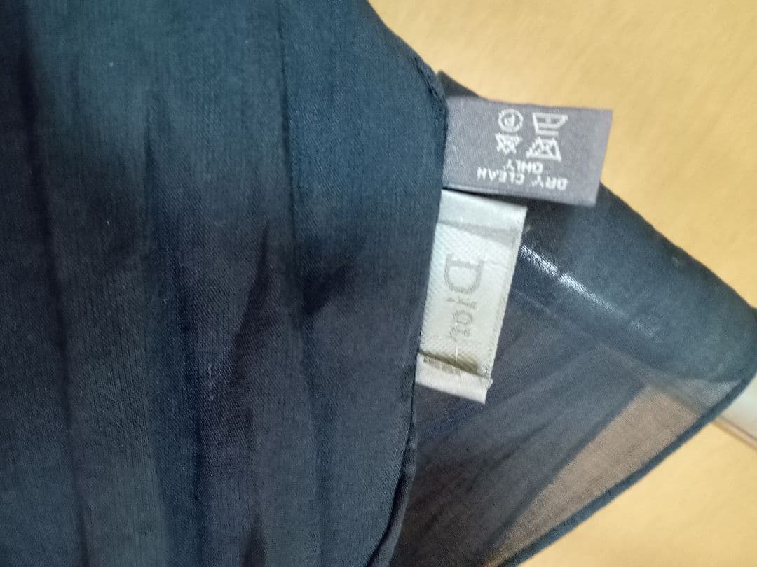 ✨️Dior✨️ ネイビー コットン ストール　ディオール