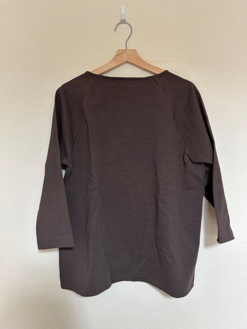 ち*め様 わざわざ/パン屋のTシャツ　錫色　サイズ4