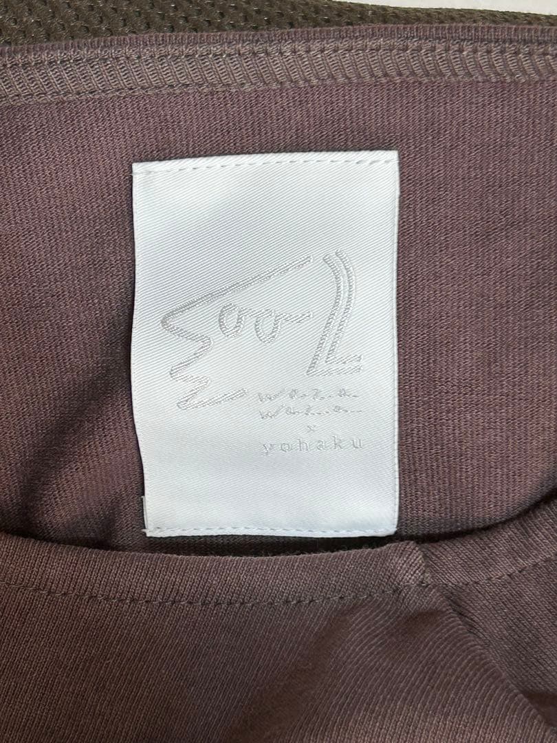 ち*め様 わざわざ/パン屋のTシャツ　錫色　サイズ4