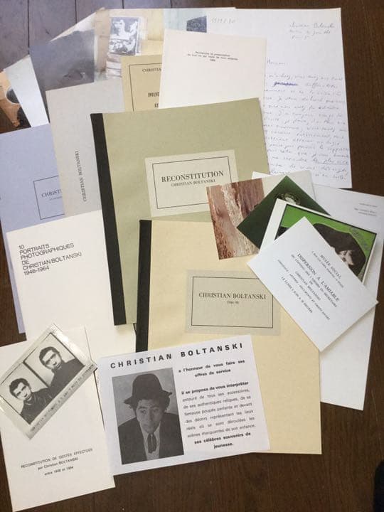 クリスチャン・ボルタンスキー 作品集限定BOX 「RECONSTITUTION」