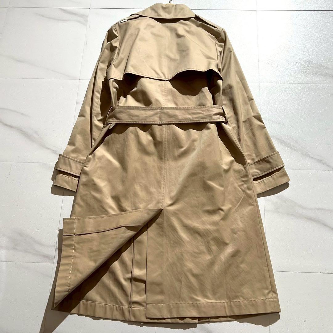 【極美品✨】theoryluxe トレンチコート 比翼 光沢ベージュ 38