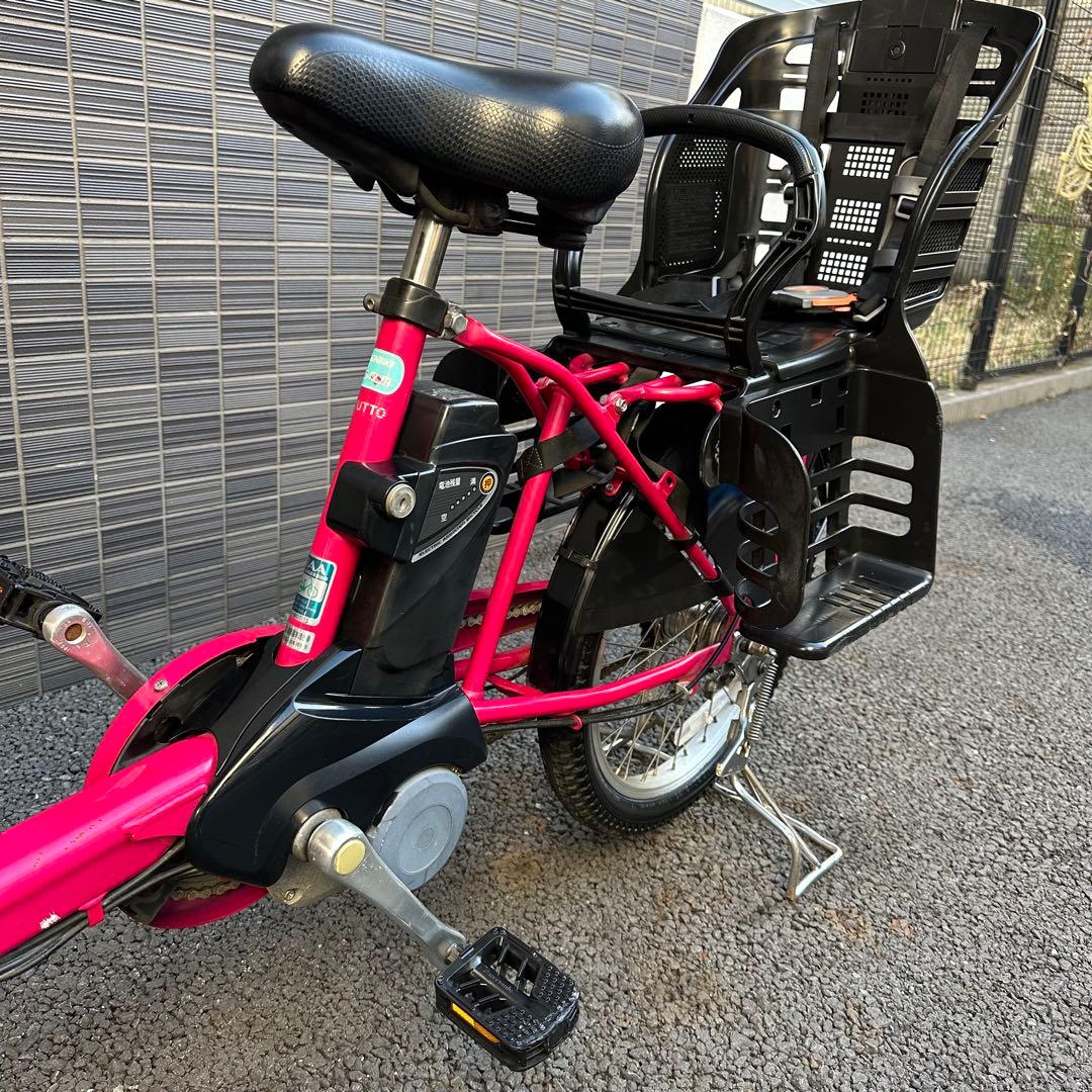 sakoパナソニック　電動自転車ギュット20インチ　前後チャイルドシート付