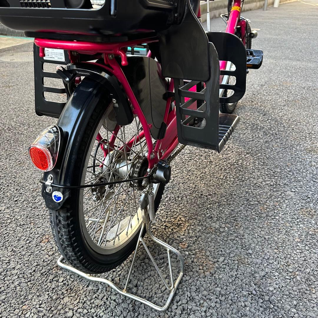 sakoパナソニック　電動自転車ギュット20インチ　前後チャイルドシート付