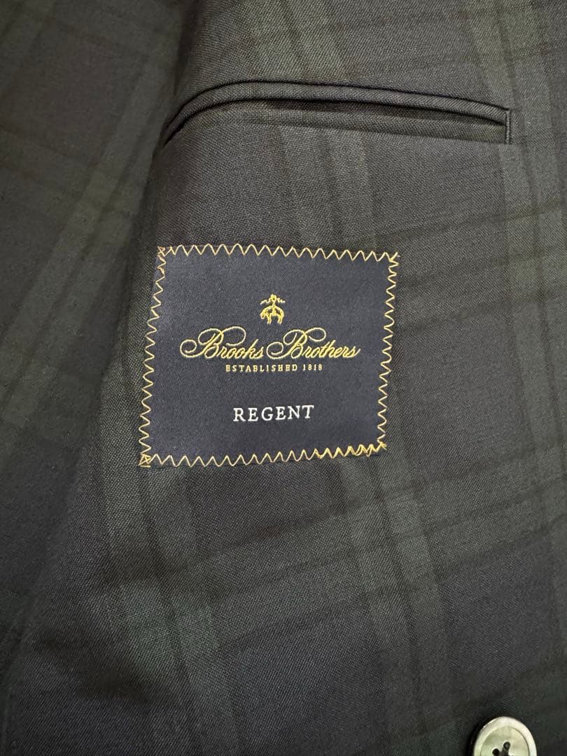 Brooks brothers ブラックウォッチダブルブレストブレザー