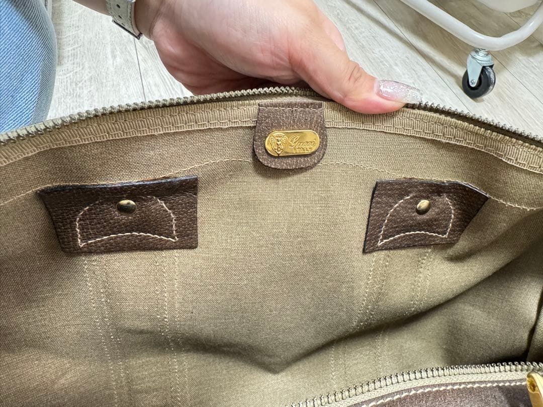 Gucci ボストンバッグ GGパターン