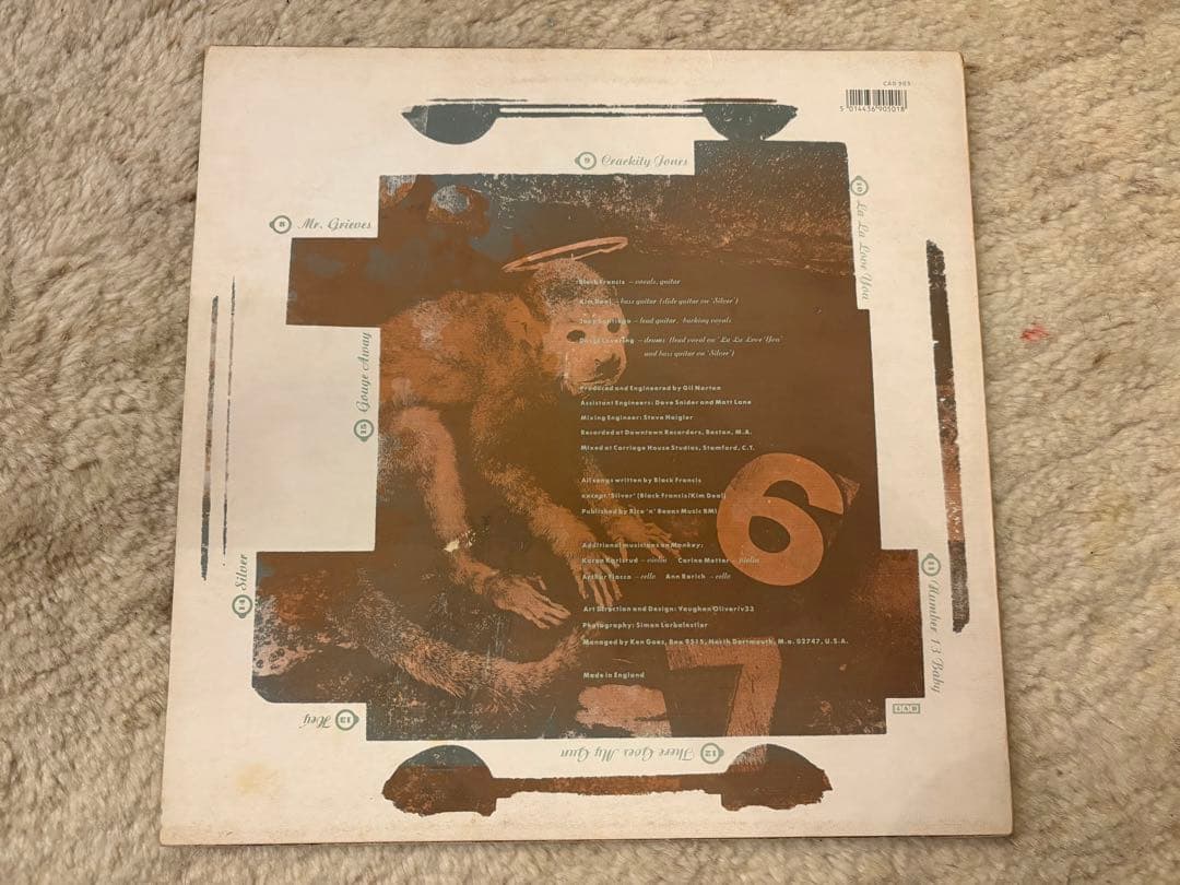 PIXIES『Doolittle』LP レコード 4AD UKオリジナル盤