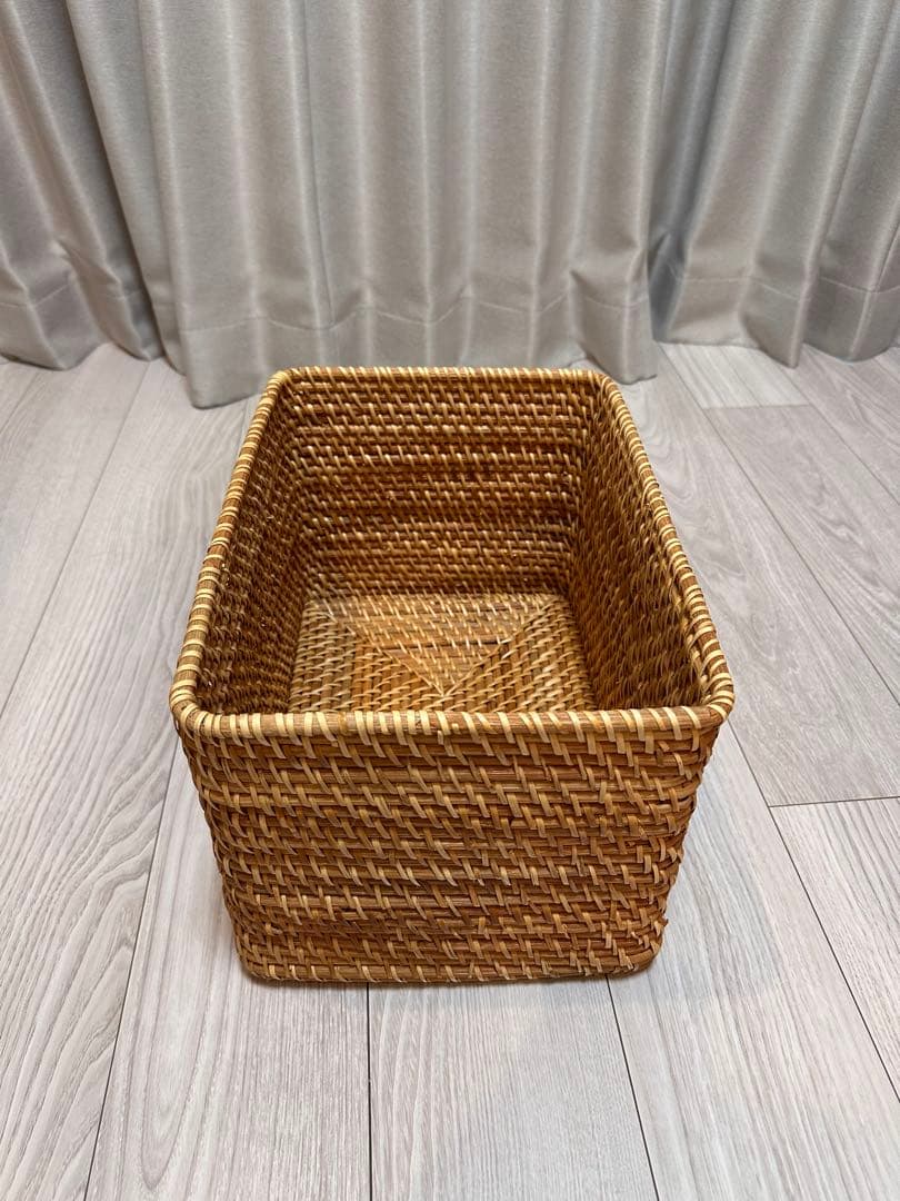 無印 長方形ラタンバスケット(バラ売りは要相談)