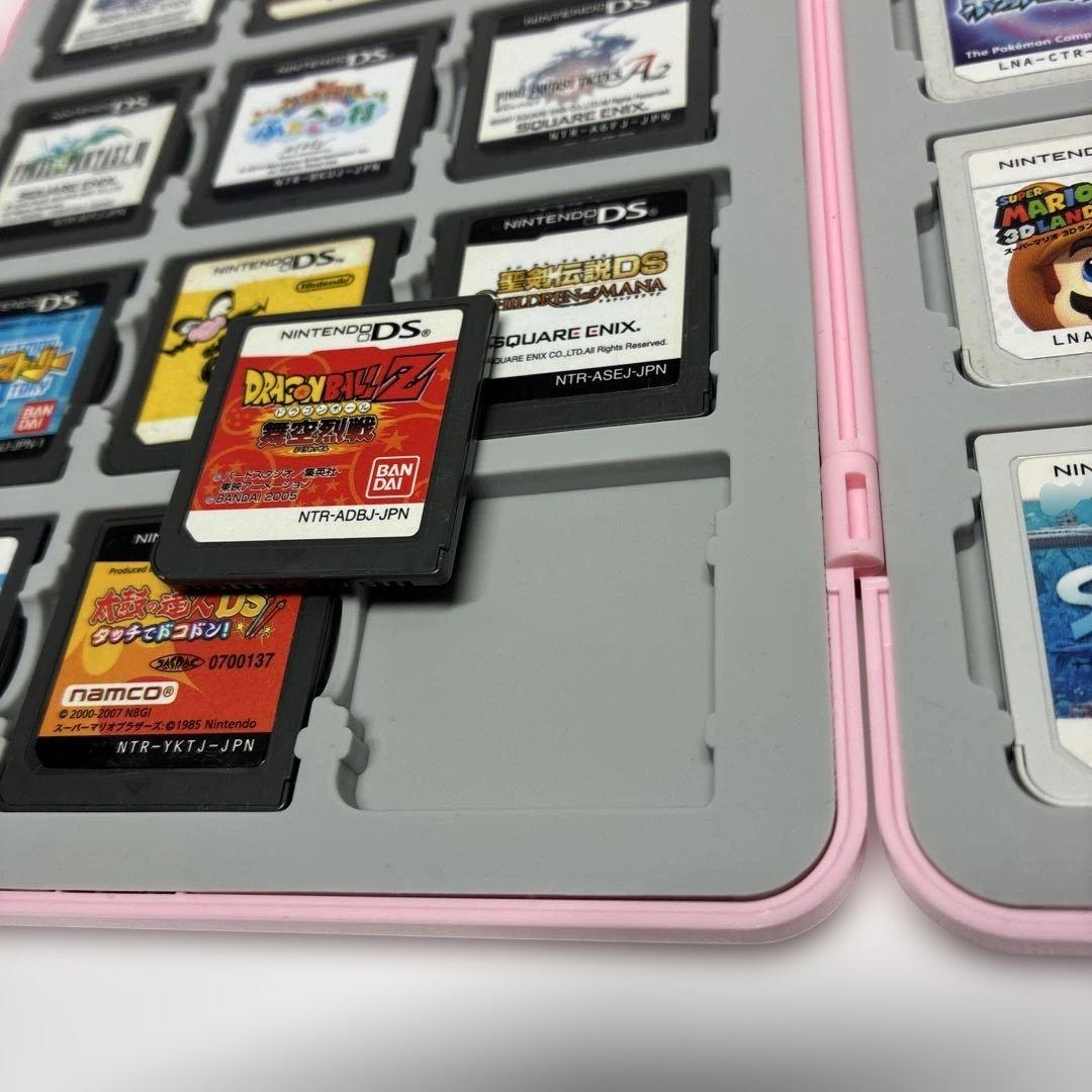24枚 ニンテンドーDS/3DSソフトまとめ売り 収納ケース付き(バラ売り不可)