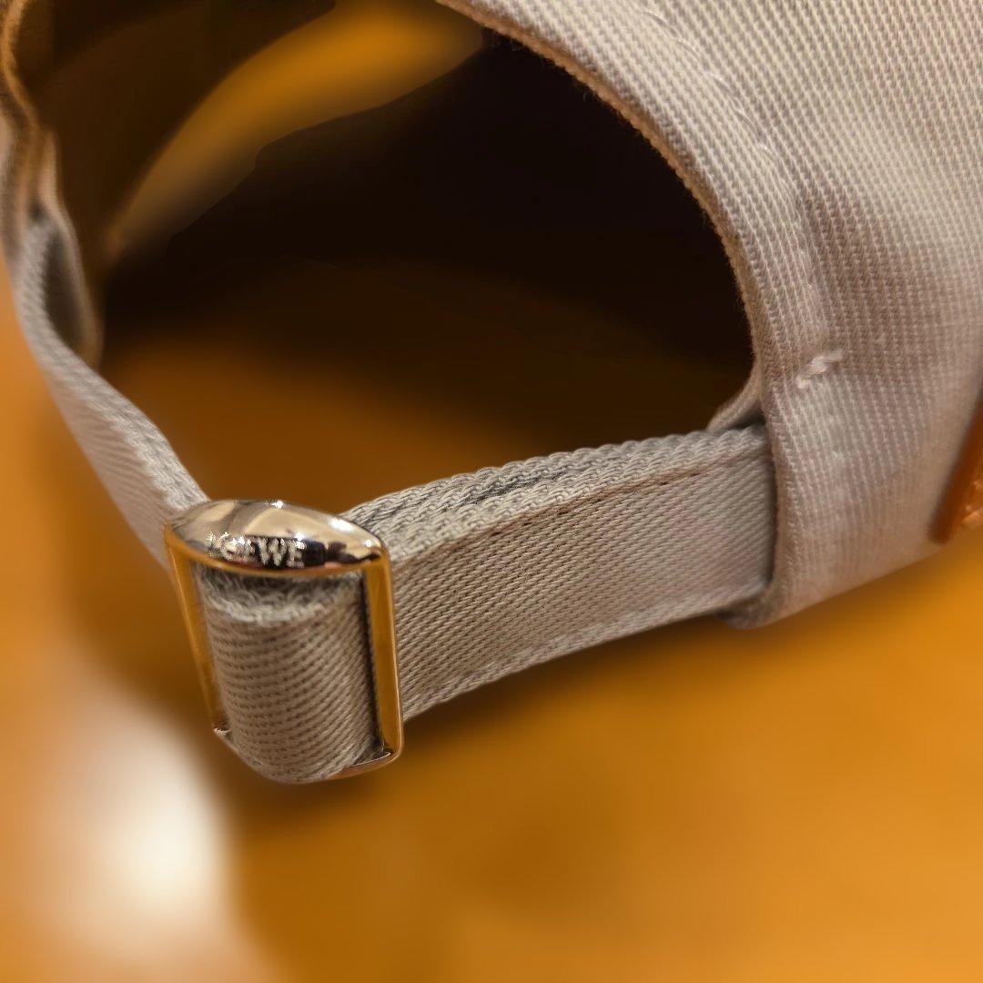 s*n様 LOEWE Lパッチキャップ（コットン） シェルグレー