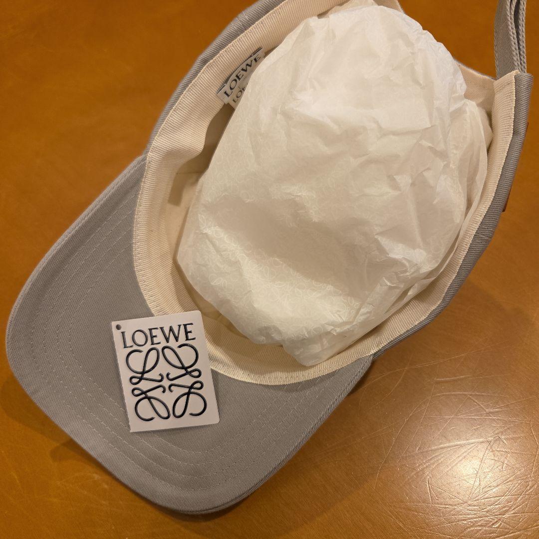 s*n様 LOEWE Lパッチキャップ（コットン） シェルグレー