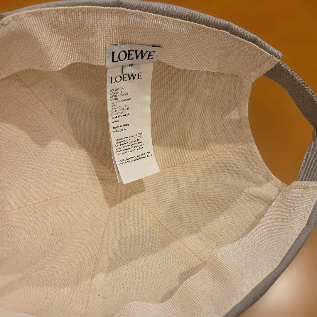 s*n様 LOEWE Lパッチキャップ（コットン） シェルグレー