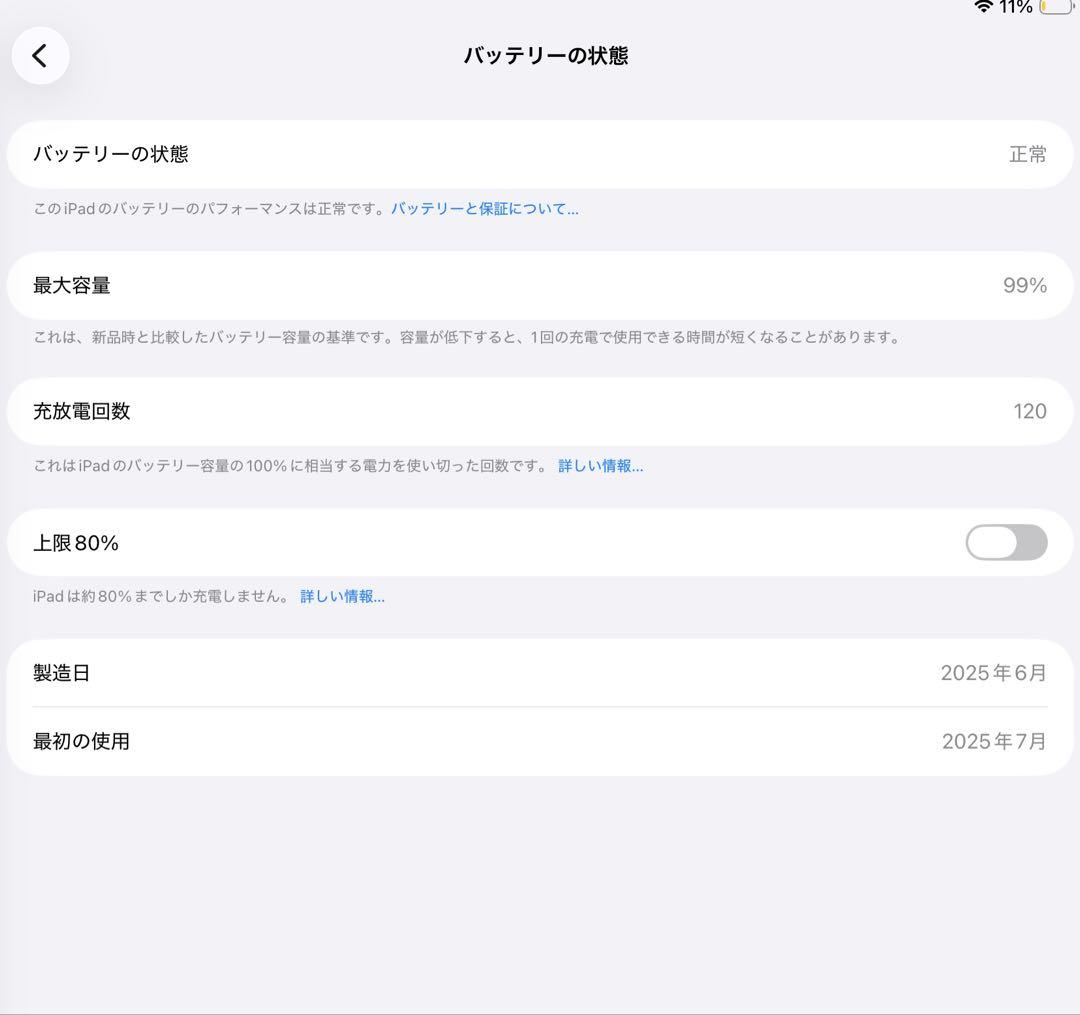 iPad本体 iPad (A16) 128G Wi-Fi silver