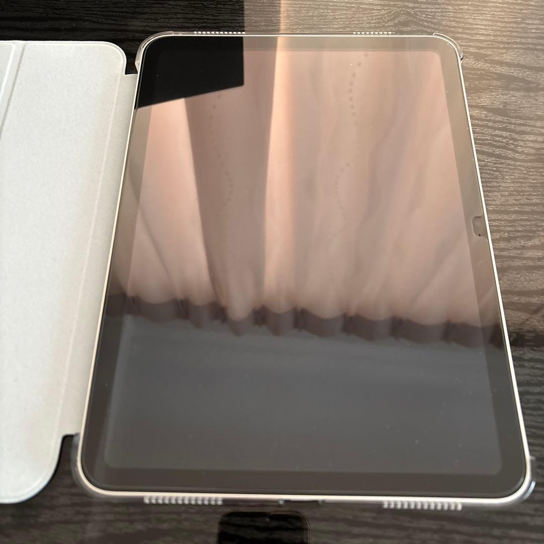 iPad 第10世代 本体(シルバー)＆カバー(水色)セット