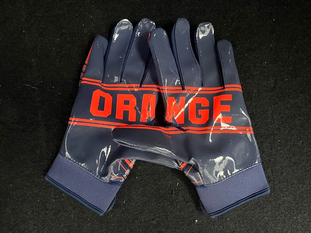 Under Armour アメリカンフットボール グローブ M 法政オレンジ
