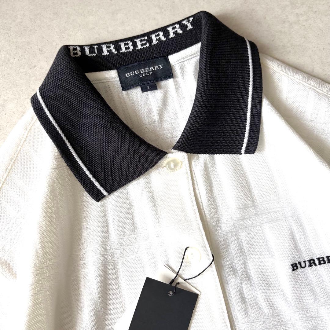 BURBERRY GOLF 《新品タグ付き》ポロシャツ 速乾 UVケア L