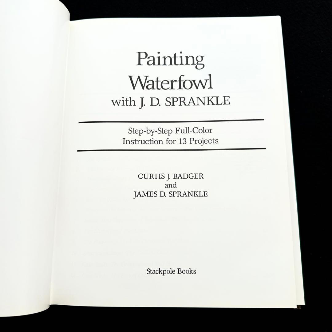 デコイ バードカービング 技法書「Painting Waterfowl」