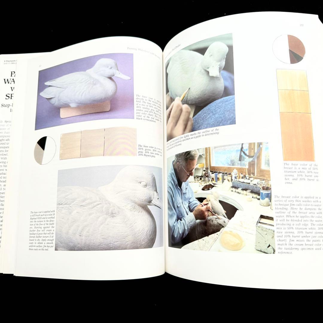 デコイ バードカービング 技法書「Painting Waterfowl」
