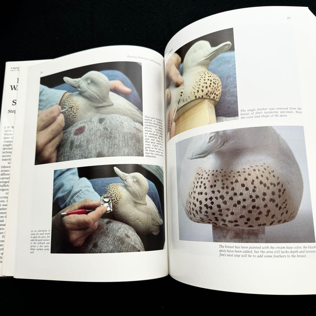 デコイ バードカービング 技法書「Painting Waterfowl」