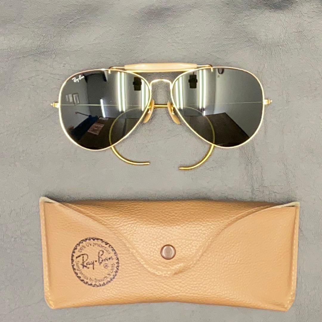 Ray-Ban レイバン B&L刻印 アウトドアーズマン ゴールド サングラス