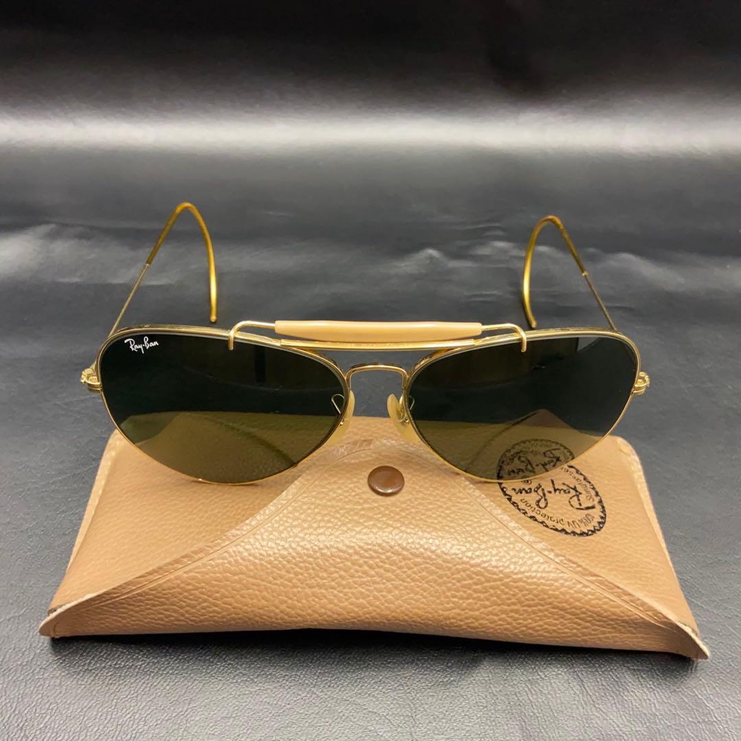 Ray-Ban レイバン B&L刻印 アウトドアーズマン ゴールド サングラス