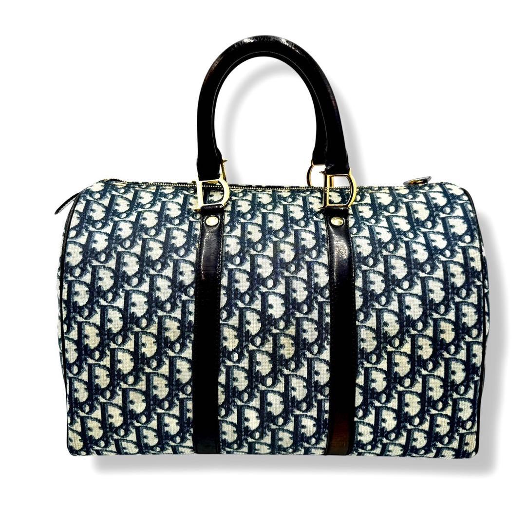 Christian Dior トロッター オブリーク ハンドバッグ ミニボストン