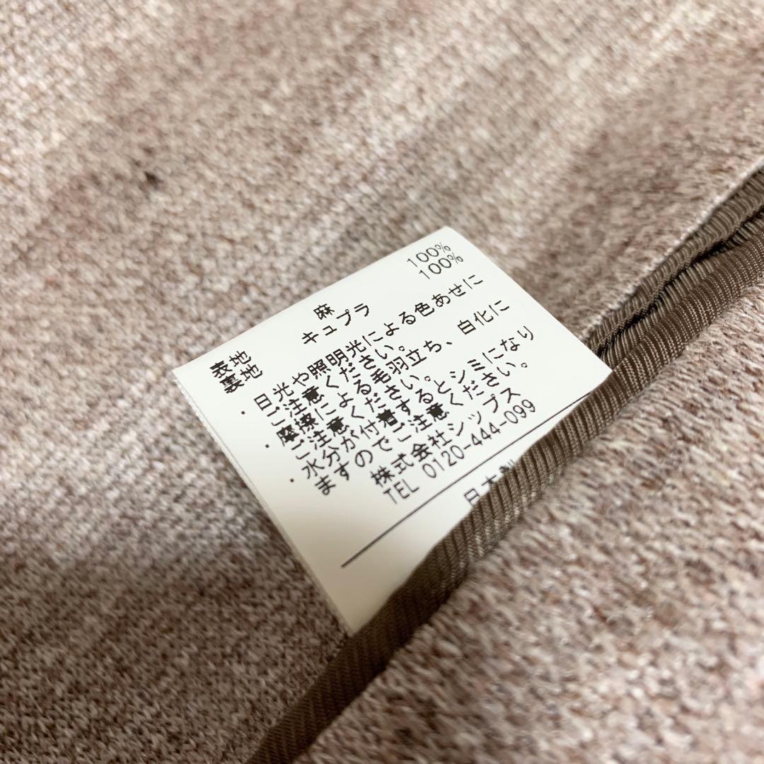 SHIPS テーラードジャケット 春夏ジャケット 最高級リネン100% 麻