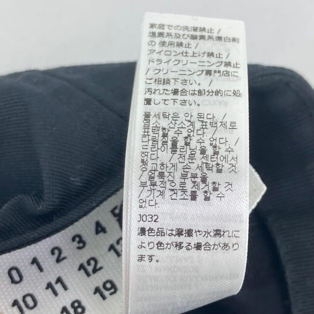 極美品　MM6 Maison Margiela キャップ 帽子　ブラック　正規品