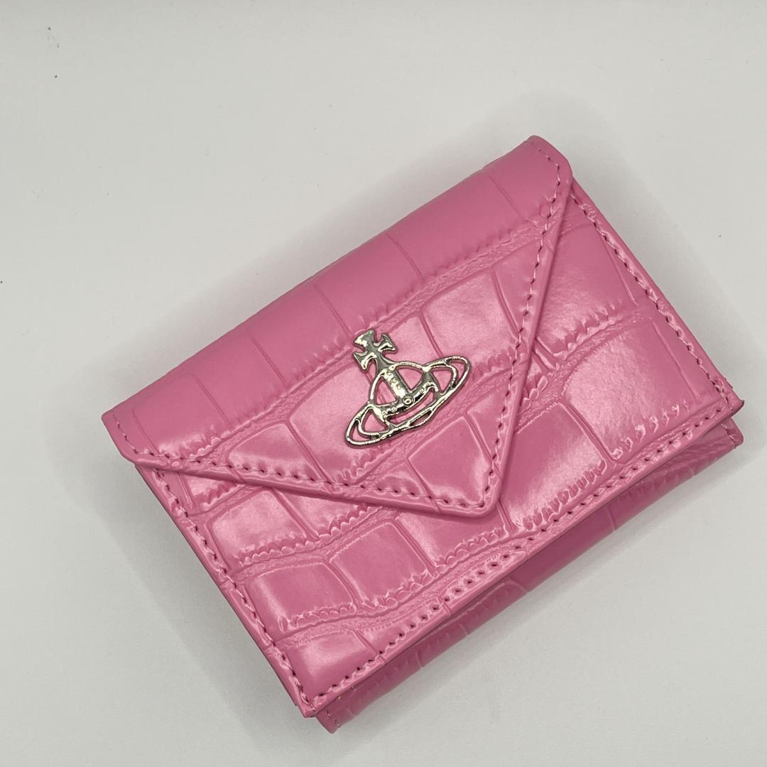 Vivienne Westwood 新品 ミニ財布 レター型 ピンク 折財布