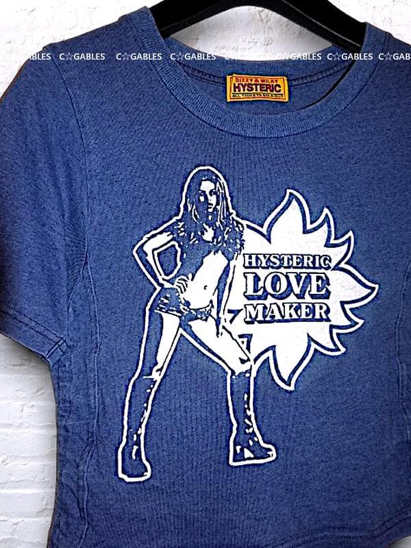 ヒステリックグラマー 2025春夏　LOVE MAKER チビTシャツ