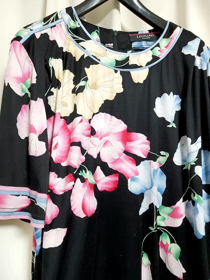 レオナール　コットン　半袖Tシャツ　カットソー　40