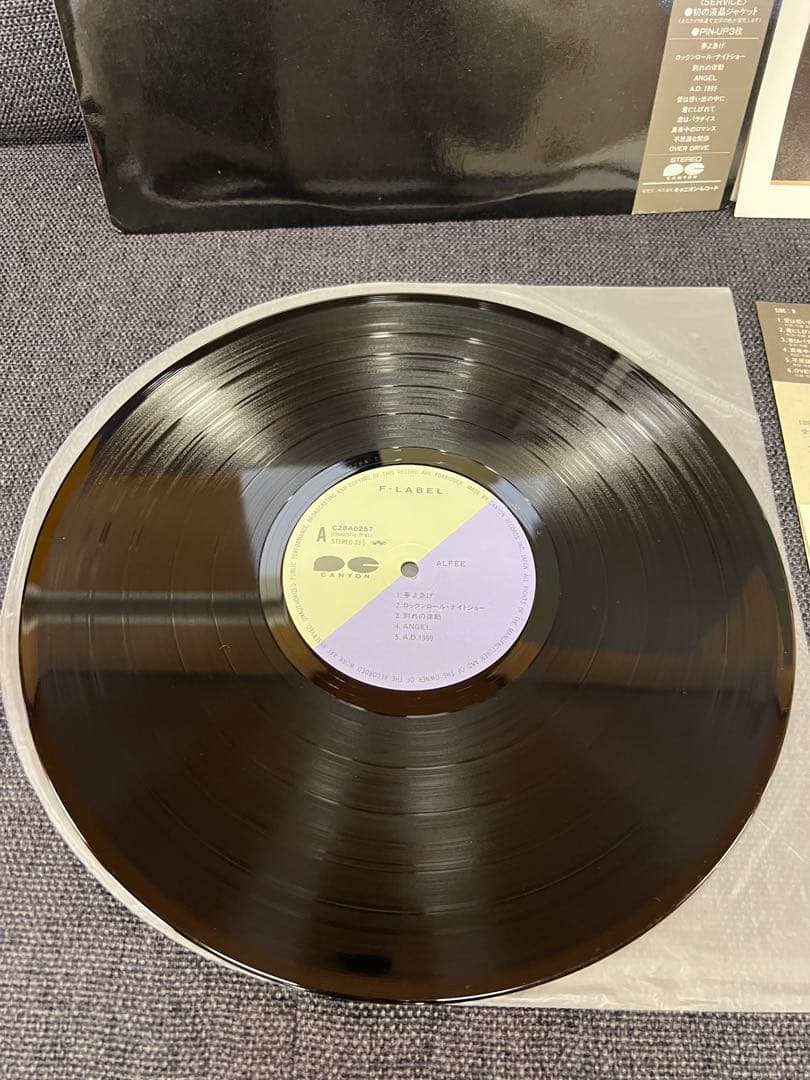 ALFEE LP邦楽　帯付 C28A-0257 1983年 初回盤 ハガキ付