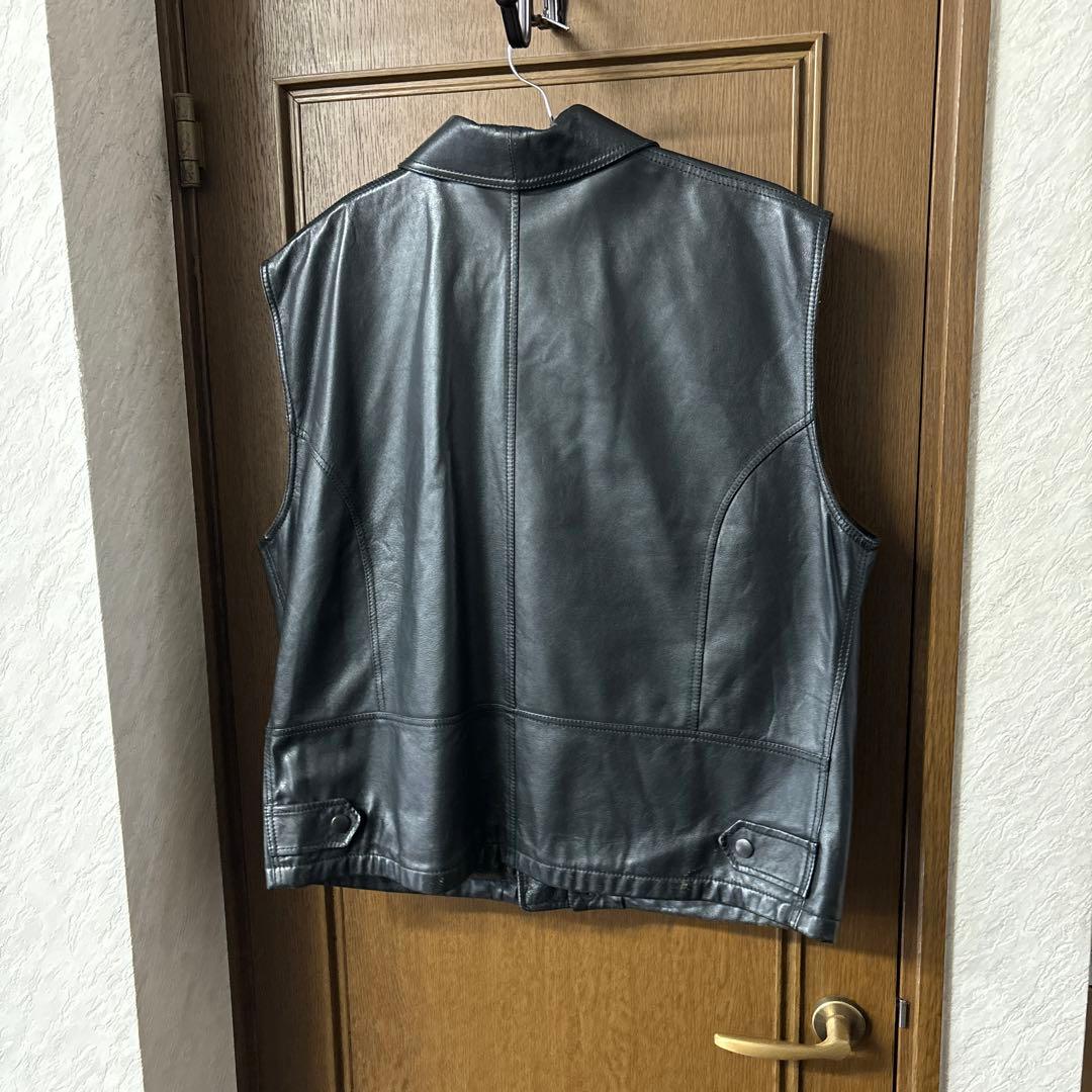 最終値下げ三軒茶屋　NOIR購入　blackレザージャケットベスト