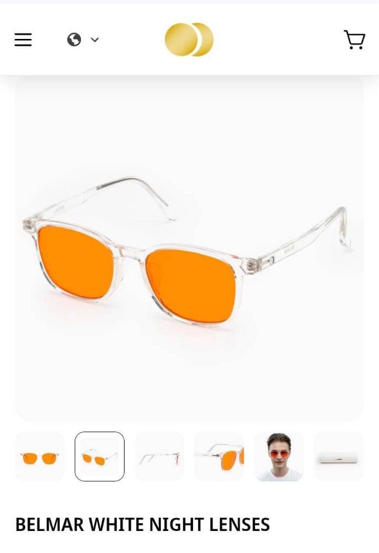 LUCIER ルシエール BELMAR WHITE NIGHT LENSES