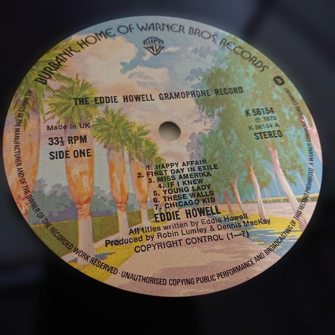 【Gムーアサイン入】Eddie Howell/Gramophone Record
