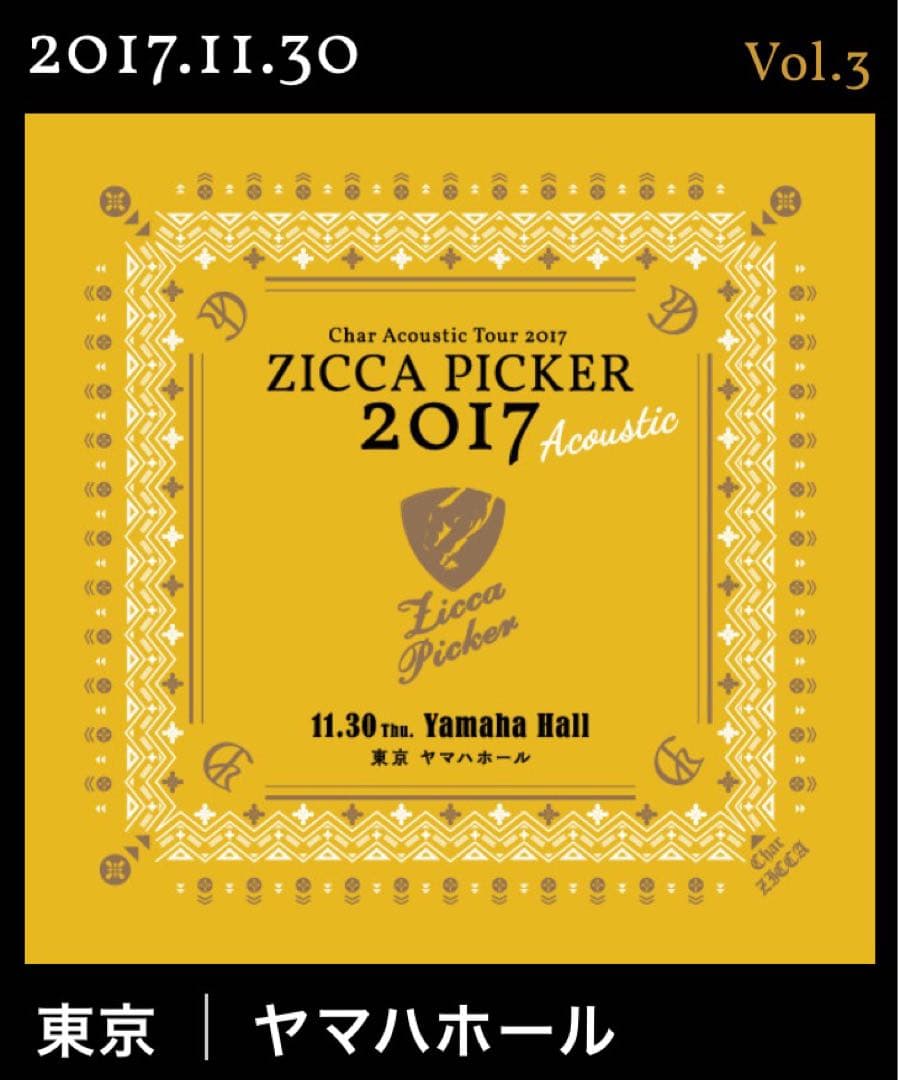 u*5様 Char/竹中尚人ZICCA PICKER2017Acoustic新品