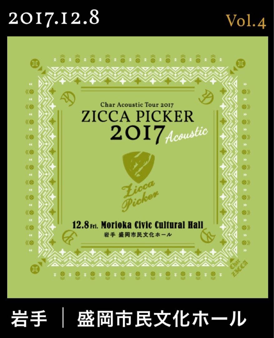 u*5様 Char/竹中尚人ZICCA PICKER2017Acoustic新品