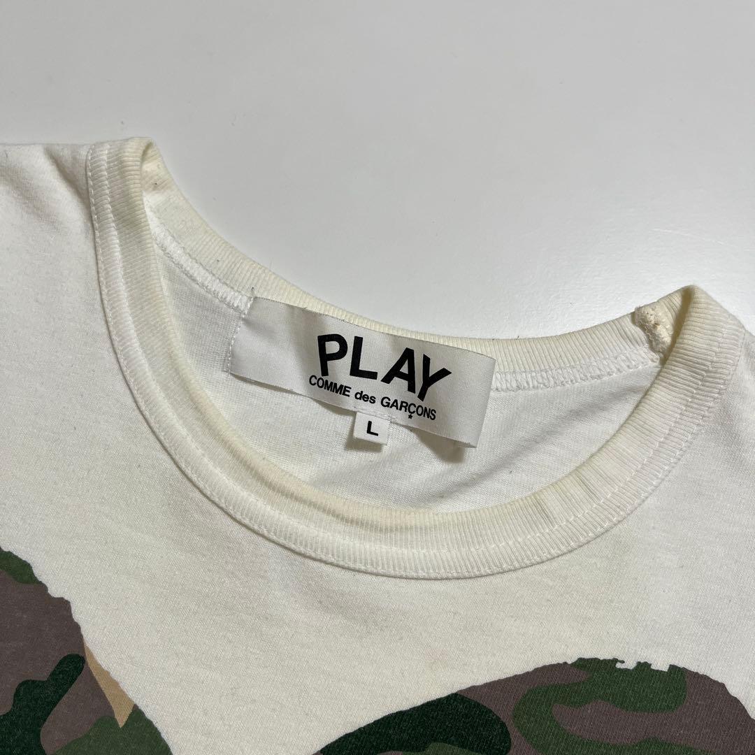 PLAY COMME des GARÇONS 半袖Tシャツ カットソー ホワイト