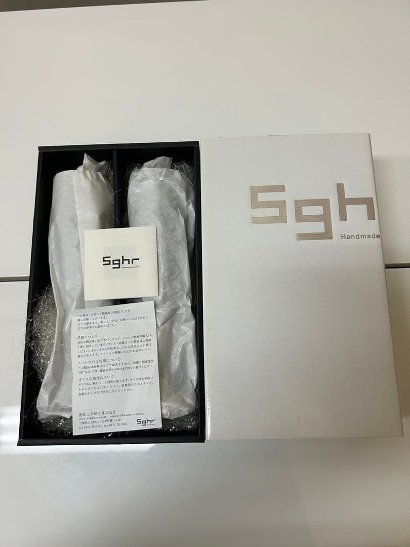 ぴ*ち様 スガハラ　シャンパングラス 2個セット バブル