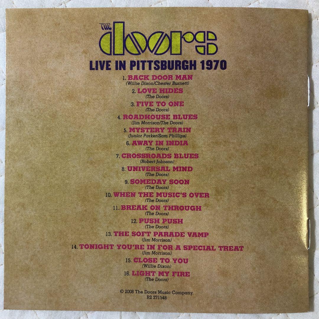 The Doors/ドアーズ/ Live In Pittsburgh 1970